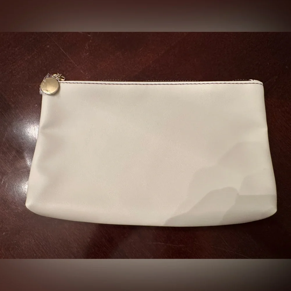 Sylune 3-in-1 Clear Cosmetic Bag Set White NWT